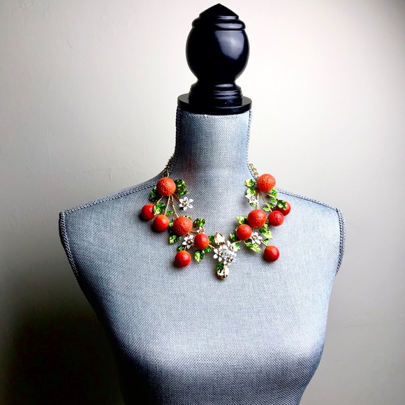 Dolce & Gabbana Orange Fruit Jewelry Necklace - Picture 2 of 8